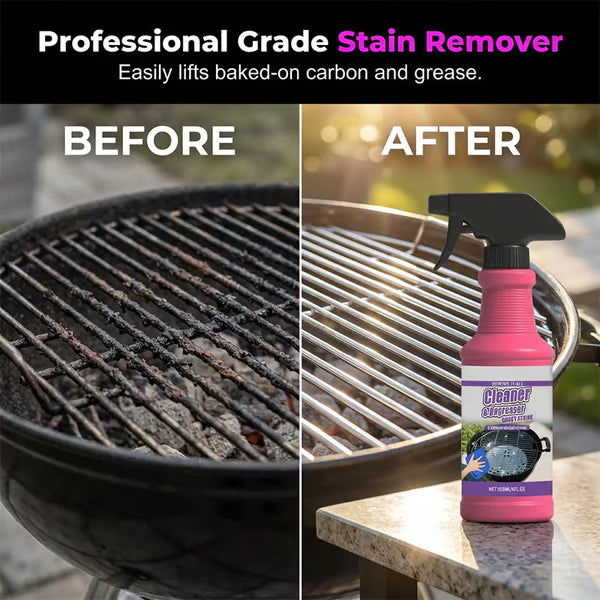 🔥Fast-Acting Heavy-Duty Grill Degreaser Spray