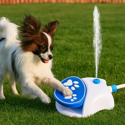 🐶 Dog Step-On Water Fountain – Interactive Outdoor Play & Cooling Toy