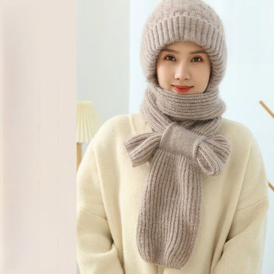 🎄Multi-Use Knitted Built-In Hood Scarf for Women
