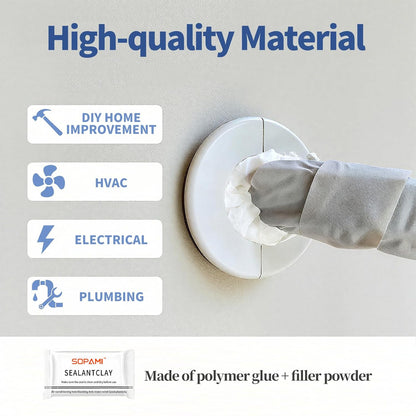 🛠️ 6-Pack Waterproof Sealing Putty – Moldable Repair Clay