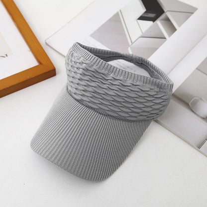 Women’s Open-Top Breathable UV-Protection High-Ponytail Sun Visor