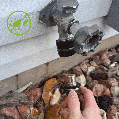 3/4 Inch Garden Hose Quick Connector 4 Sets/bag