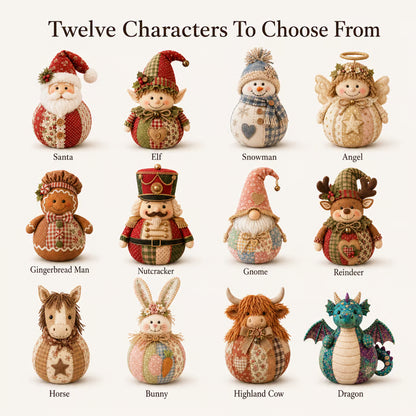 DIY Patchwork Fabric Character Doll Kit