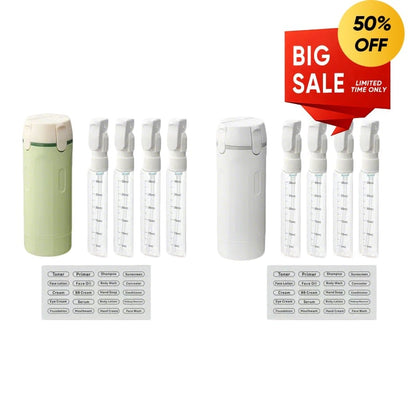 4-in-1 Leakproof Rotatable Travel Dispenser Set