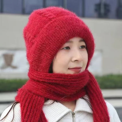 🎄Multi-Use Knitted Built-In Hood Scarf for Women