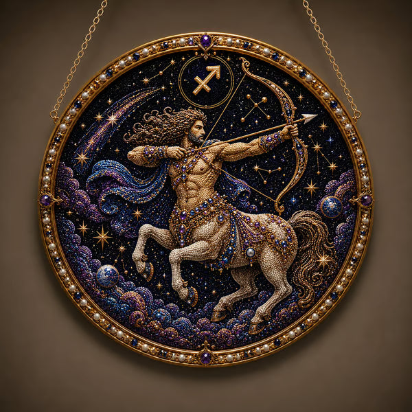 🔥Last Day 49% OFF - 12 Zodiac Signs Pearl Art Kit ♈🌙