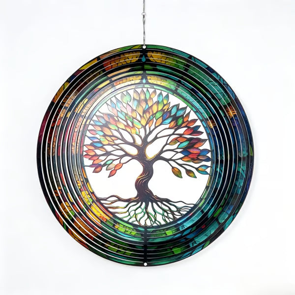 🎉🎐 3D Rotating Wind Chime – Kinetic Hanging Wind Spinner for Garden, Balcony & Outdoor Decor