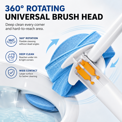 SOPAMI Disposable Toilet Brush Kit | No-Touch Toilet Cleaner