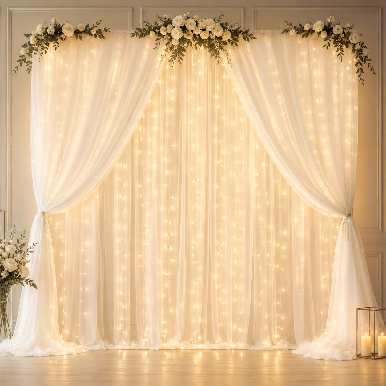 ❤️Dreamy Tulle Curtain Lights Set