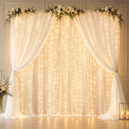 ❤️Dreamy Tulle Curtain Lights Set