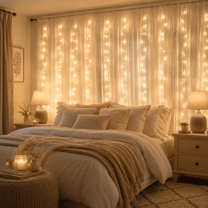 ❤️Dreamy Tulle Curtain Lights Set