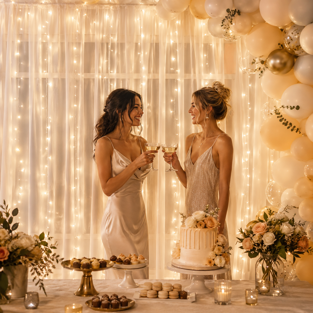 ❤️Dreamy Tulle Curtain Lights Set