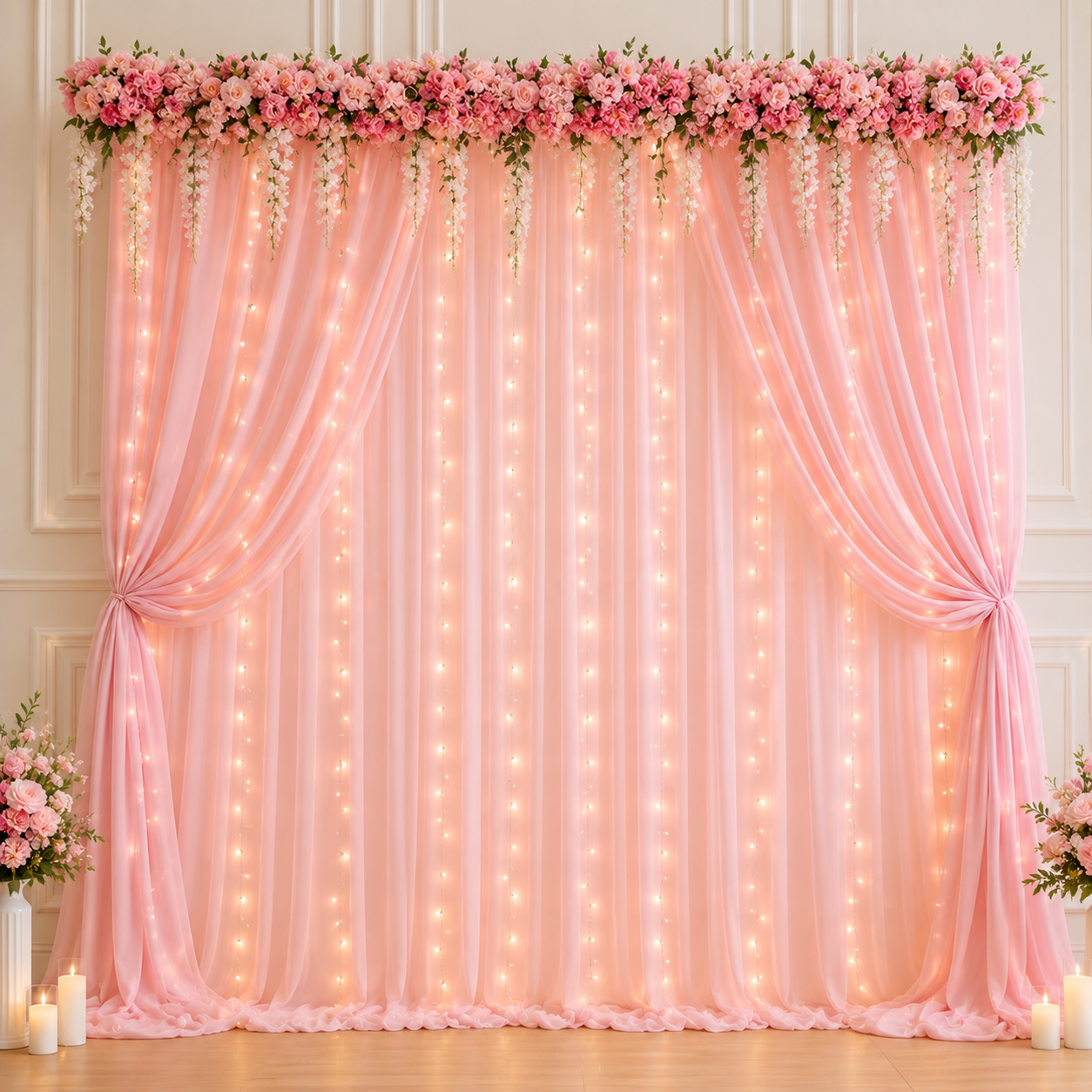 ❤️Dreamy Tulle Curtain Lights Set