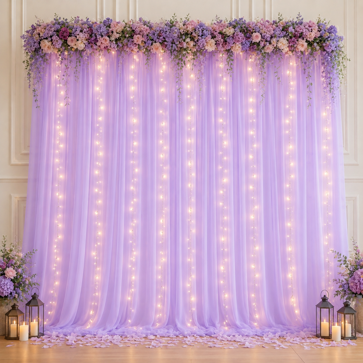 ❤️Dreamy Tulle Curtain Lights Set