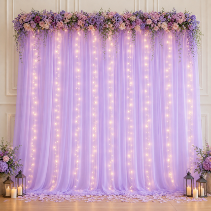 ❤️Dreamy Tulle Curtain Lights Set