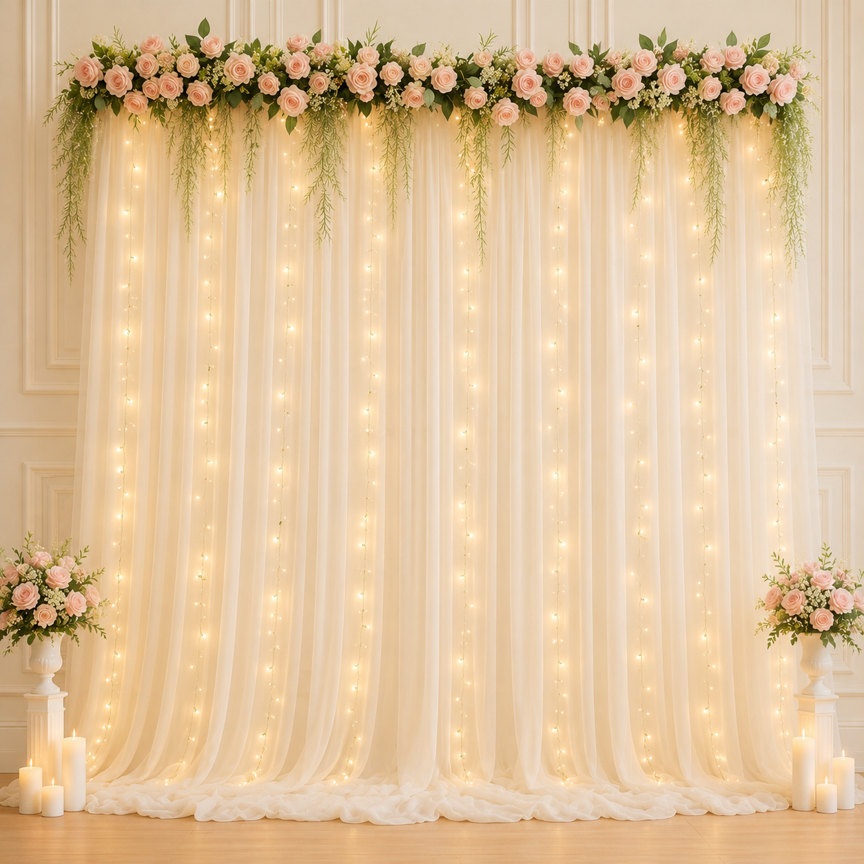 ❤️Dreamy Tulle Curtain Lights Set