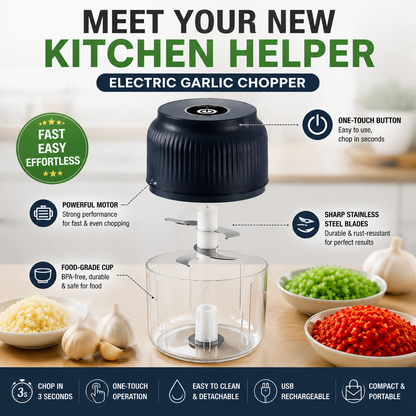 🔥50% off on the last day| 😩 Still Chopping Garlic by Hand? This Kitchen Gadget Does It in 3 Seconds