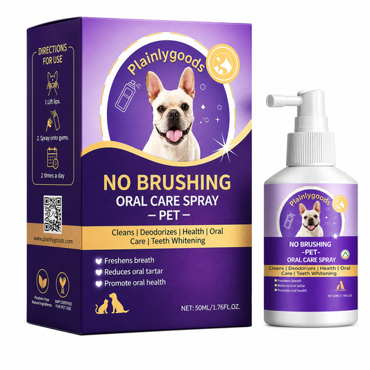 Plainlygoods™ 🍃No-Brushing Oral Care Spray for Dogs & Cats