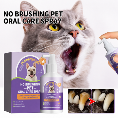Plainlygoods™ 🍃No-Brushing Oral Care Spray for Dogs & Cats