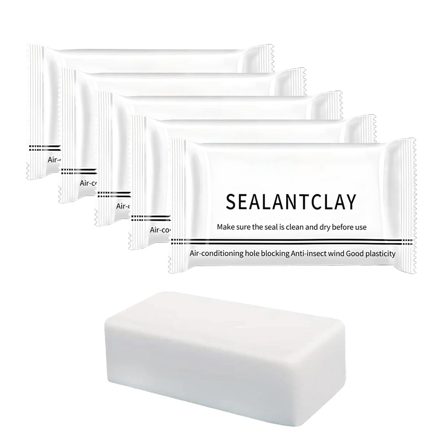 🛠️ 6-Pack Waterproof Sealing Putty – Moldable Repair Clay