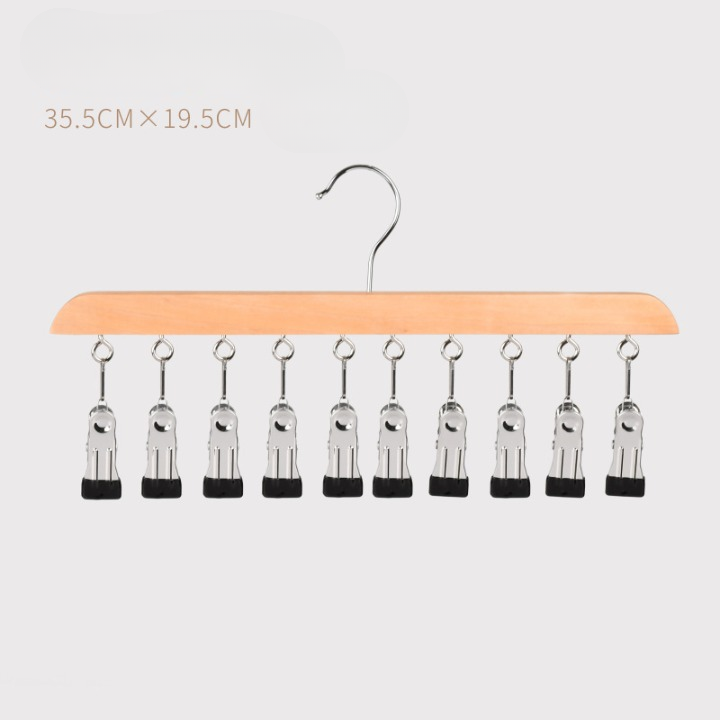 🔥Closet Organizer with 10 Clips - Space Saving Hanging Closet Organizer