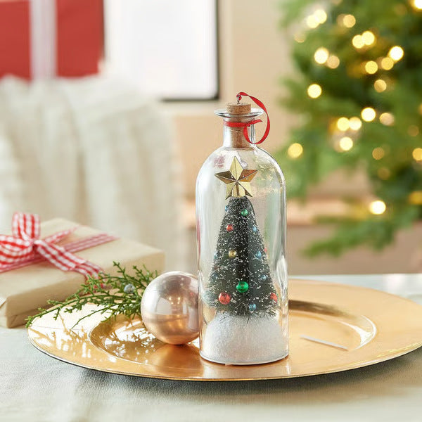 Plainlygoods 8" Recordable Christmas Tree Message In A Bottle