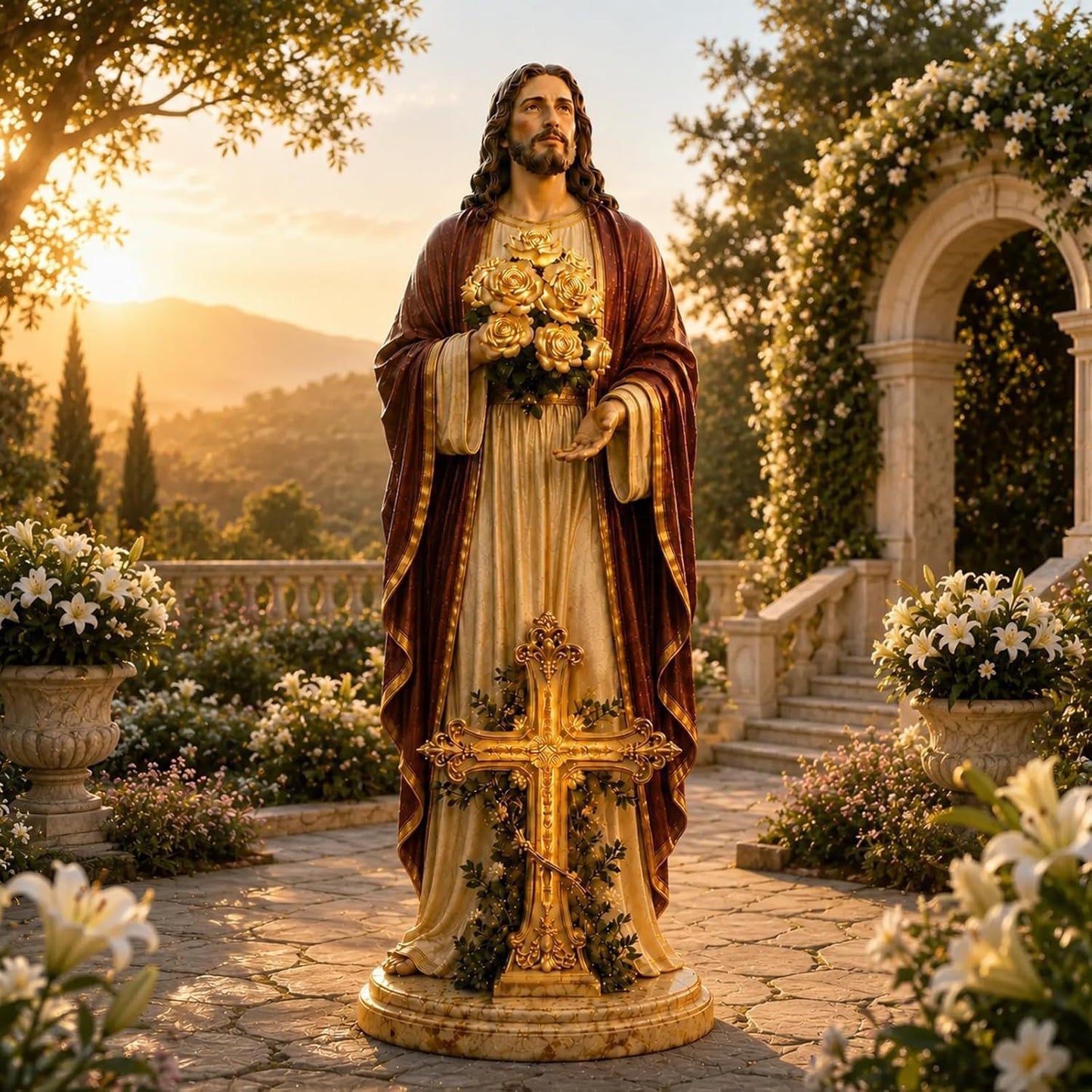 💗Virgin Mary Garden Light