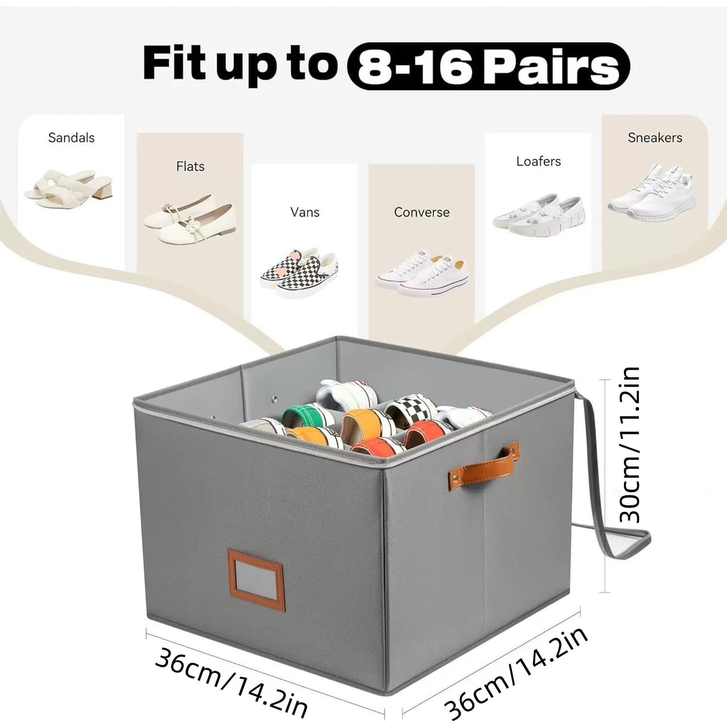 🔥Fabric Shoe Organizer Storage Box