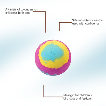 Plainlygoods Ocean Surprise Kids Bath Bombs – Fizzy Bath Fun with Hidden Toys Inside