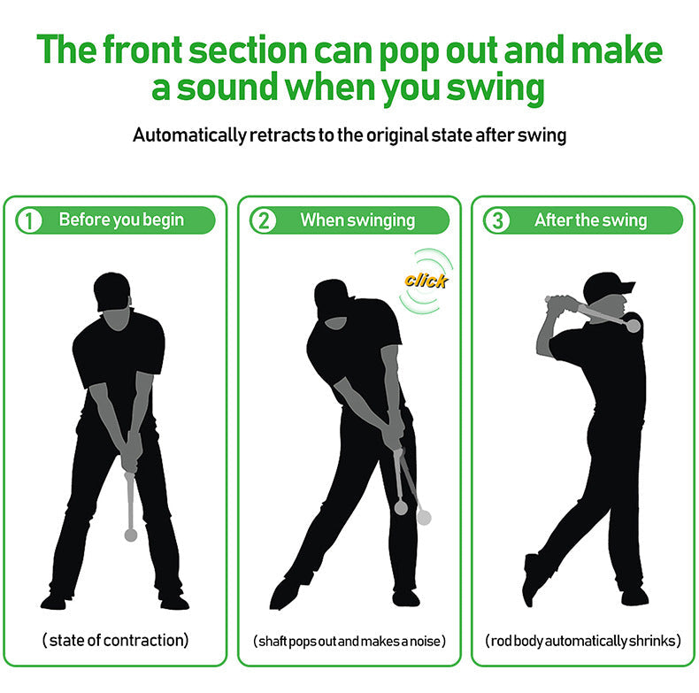 ⛳BUY 2 GET FREE SHIPPING⛳Telescopic club, Retractable Golf Swing Training Aid