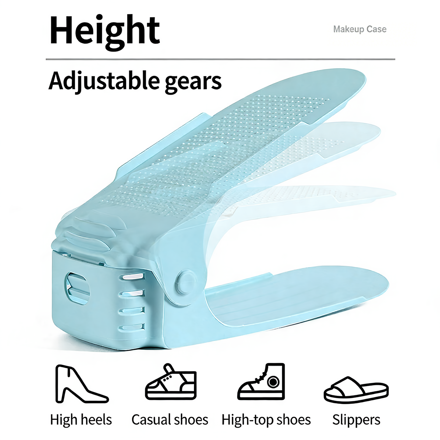 Double Layer Free Standing Shoe Rack
