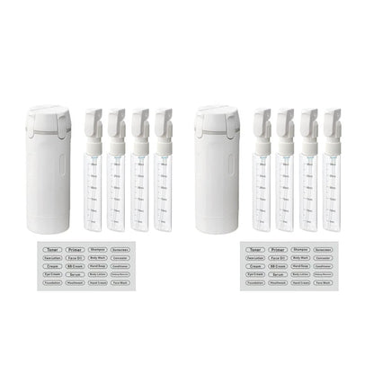 4-in-1 Leakproof Rotatable Travel Dispenser Set