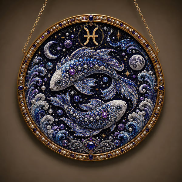🔥Last Day 49% OFF - 12 Zodiac Signs Pearl Art Kit ♈🌙