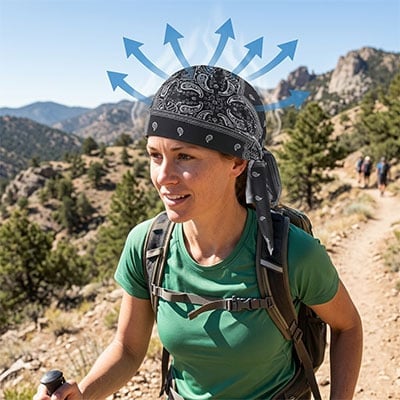 Elastic Cycling Sports Cap