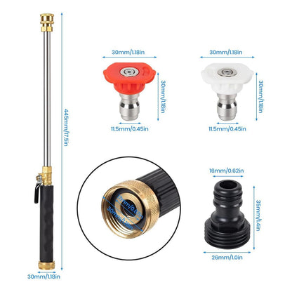 Jet Nozzle Power Washer for Garden Hose – Turn Your Hose Into a High-Pressure Cleaning Machine 🚿💪