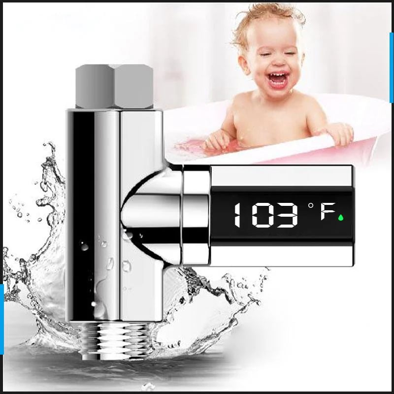 🔥Christmas Limited-Time Offer: 50% OFF!!!🔥🌡️ SHOWER THERMOMETER - LCD Display with Backlight, Easy Installation Without Tools, IPX7 Waterproof, Perfect for Modern Bathroom 🛁