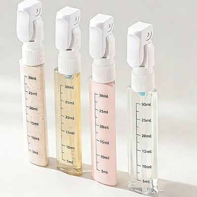 4-in-1 Leakproof Rotatable Travel Dispenser Set