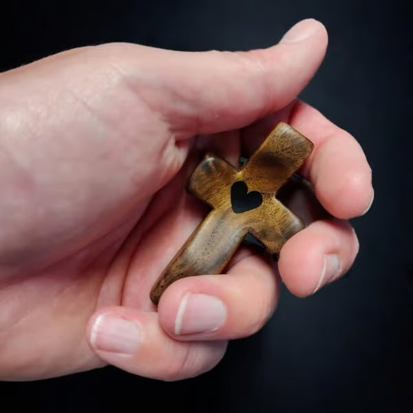 ✝️Handmade Wooden Cross My Heart