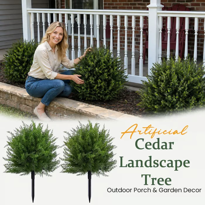 Artificial Cedar Landscape Tree – Outdoor Porch & Garden Decor
