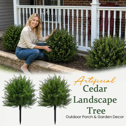 Artificial Cedar Landscape Tree – Outdoor Porch & Garden Decor