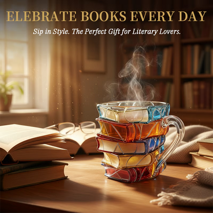 ⏰Christmas Limited Sale 79% OFF!!📚3D Painted Literature Mug🍵Buy 2 Get Free Shipping