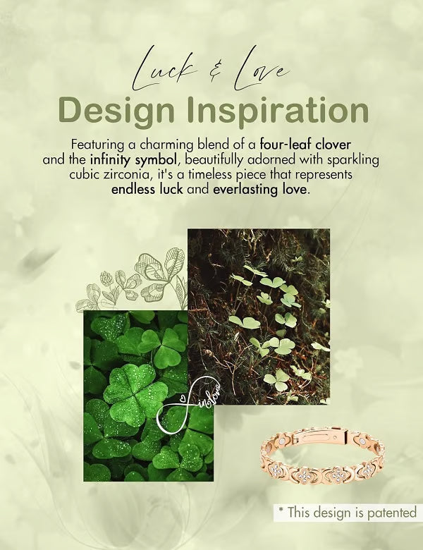 🏆Flash Sale⚡ 50K+ SOLD! ❤️‍🔥✨Four-leaf Clover Women Pure Copper Bracelets