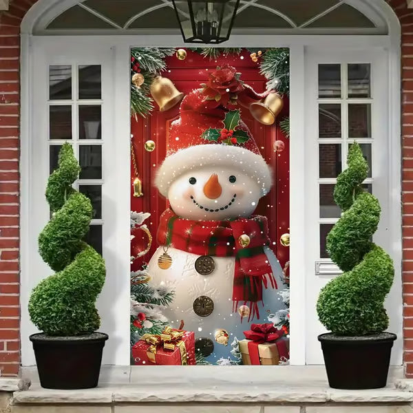 ⏰Christmas Limited Sale 49% OFF!!🎄🎅 Santa Claus Door Cover For Instant Holiday Decor
