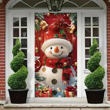 ⏰Christmas Limited Sale 49% OFF!!🎄🎅 Santa Claus Door Cover For Instant Holiday Decor