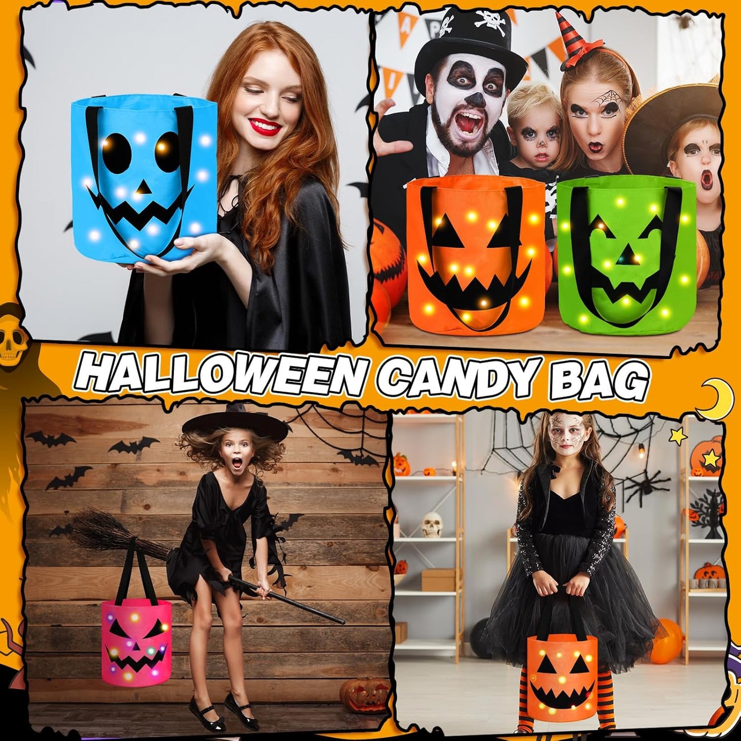 🔥LAST DAY 49% OFF - 🎃 Halloween Candy Bucket Set