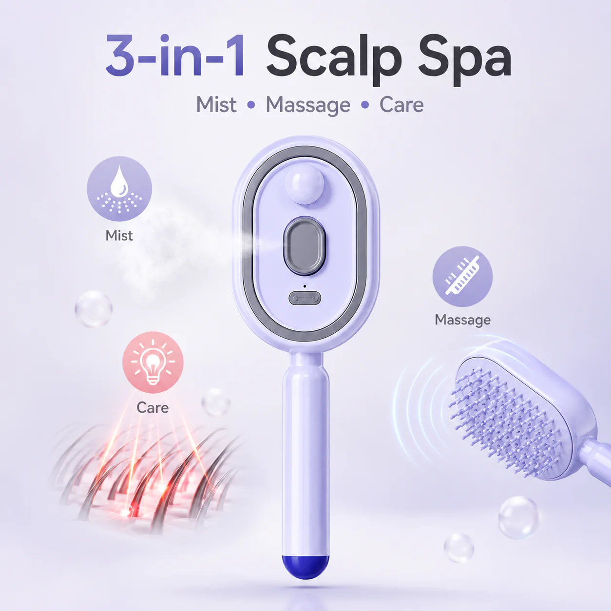 ✨Mist Straightening Comb – Easy Salon-Like Hair