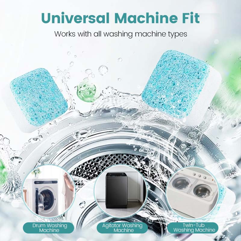 🏆 LAST DAY SPECIAL! ONLY $9.99!! 12 Washer Tub Cleaner Tablets Deep Cleans & Removes Odors For a Fresh, Hygienic Washer