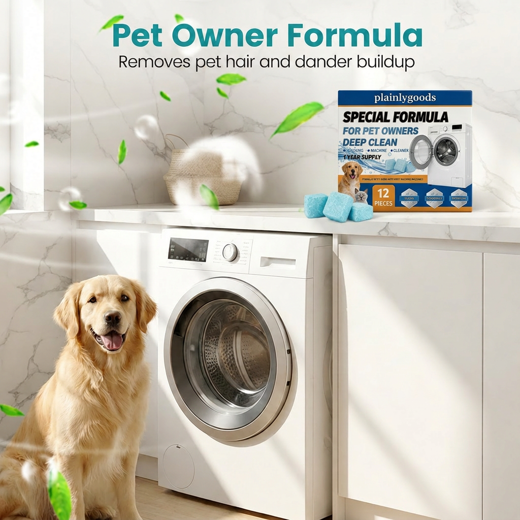 🏆 LAST DAY SPECIAL! ONLY $9.99!! 12 Washer Tub Cleaner Tablets Deep Cleans & Removes Odors For a Fresh, Hygienic Washer