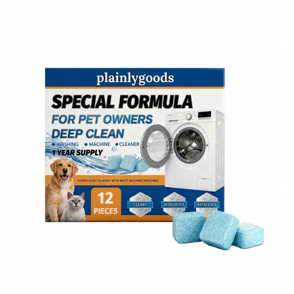 🏆 LAST DAY SPECIAL! ONLY $9.99!! 12 Washer Tub Cleaner Tablets Deep Cleans & Removes Odors For a Fresh, Hygienic Washer