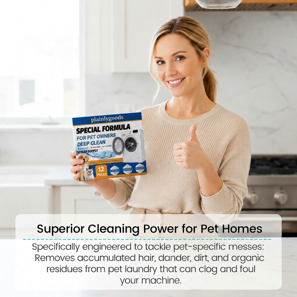 🏆 LAST DAY SPECIAL! ONLY $9.99!! 12 Washer Tub Cleaner Tablets Deep Cleans & Removes Odors For a Fresh, Hygienic Washer